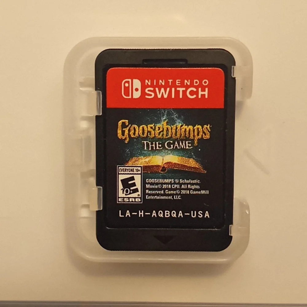 Nintendo Switch Goosebumps Video Game